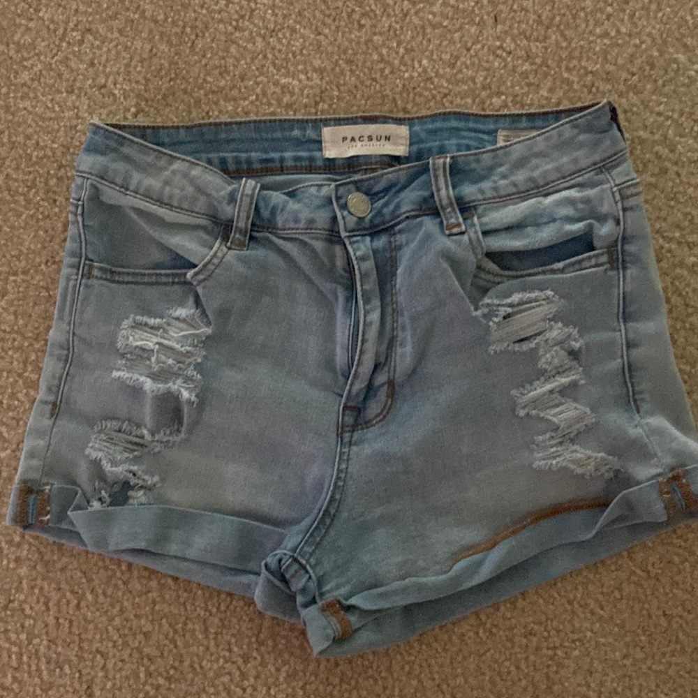 Women’s size 28 PacSun jean shorts super stretch Shortys